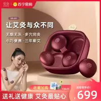 谷心家用无烟温灸仪一体机宫寒私密艾灸颈椎眼部便携艾灸器