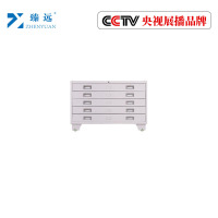 臻远工程图纸柜收纳柜 白色1号单节柜