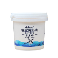 德宝黄奶油900g含乳脂即食起酥牛排蛋糕爆米花面包牛轧糖材料烘培