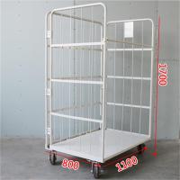 军根 物流笼车折叠物流台车仓储笼车周转台车移动车超市理货车/800*1100*1700/个gk