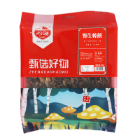 岭味 东北元蘑 干蘑菇 山珍 菌菇 食用菌干货 东北特产野生榛蘑200g