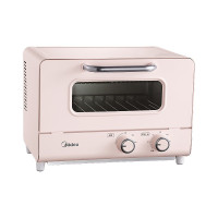 美的(Midea) 家用台式迷你电烤箱 12L 网红烤箱 机械式操作 精准控温 专业烘焙 电烤箱 PT12A0