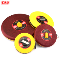 皮卷尺布卷尺皮尺纤维卷尺 50米尺土地体育量衣麻布尺精准度高优选材质