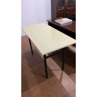 白橡木折叠长条桌 120*60*75cm