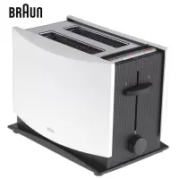博朗(BRAUN)面包机 家用多士炉 吐司机 烤面包机 HT400 单个装