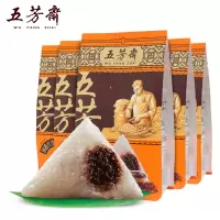 五芳斋真空润香豆沙粽5袋早餐手工大粽子 140g*10只棕子嘉兴特产