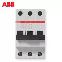 ABB 微型断路器 SH203 3PC10 3P 10A C型 SH203-C10(单位:个)