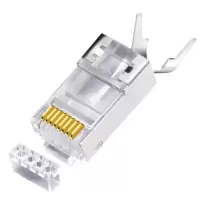 CNCOB胜高 七类万兆尾夹RJ45水晶头CAT7 单位:100个/盒