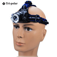 Tri-polar 防水变焦强光手电筒 黑色 TP3338 个