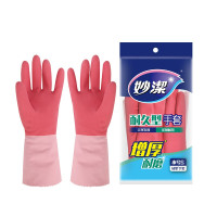 妙洁(MIAOJIE) 妙洁 乳胶手套 耐久型大号 1副/包 24包/箱