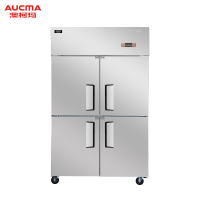 澳柯玛(Aucma) VCF-0.9D4MT-XB 厨房冰箱双温立式冷藏冷冻柜保鲜冰柜 适用酒店饭店