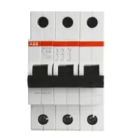 ABB 微型断路器 SH203 3PC50 3P 50A C型 SH203-C50(单位:个)
