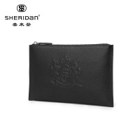 喜来登(XILAIDENG) NL180316S信封 包头层牛皮 27.8*18.5*0.3cm 0.15kg 黑色zc