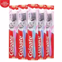 86 高露洁(Colgate)超洁纤柔备长炭软毛成人牙刷 5支