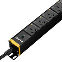 突破(M&G)07TG131204 机柜PDU插座/12位10A国标插孔/竖装上进线左侧安装/PDU( 单位：个)