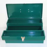 百锐LF3174 塑铁工具箱20寸家用五金工具箱多功能塑铁维修工具盒车载工具箱