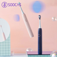 素士(SOOCAS)V1电动牙刷 成人口腔护理 声波智能震动便携巧小电动牙刷 粉色