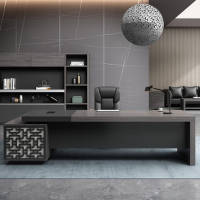 途享一代老板桌(雕花艺术)