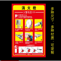 神龙 消防自发光标牌灭火器使用方法 警示指示标示牌 灭火器使用方法夜光标牌