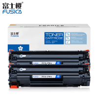 富士樱 CE278A黑色2支装硒鼓 适用惠普HP M1536dnf P1560 P1566 P1606dn M1530