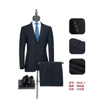定制西服套装含羊毛 男款(上衣+裤子*2)