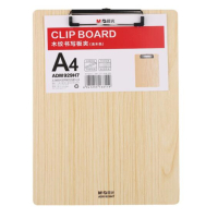 晨光(M&G) ADM929H7 文件夹垫板 A4浅色木纹书写板夹 加厚记事夹 单个装