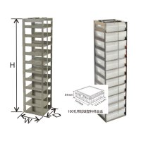 精骐(IncuShaker)存放100 孔带铰链塑料样品盒的卧式冰箱分隔架---CFHT系列CFHT-10