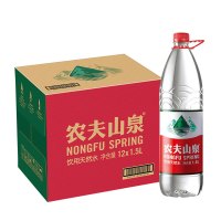 农夫山泉(NONGFU SPRING) 纯净水 饮用水 饮用天然水 矿泉水 1.5L/瓶 12瓶/箱(一箱装)