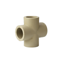 联塑 PPR水管配件 四通 灰色 DN25 30个/包