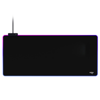 爱国者(AIGO) 魔毯G003电竞RGB鼠标垫 游戏发光鼠标垫 稳定耐磨 炫彩光效按键切换黑色橡胶鼠标垫