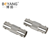 博扬 Q9直通头 BNC-KK转接头2M两兆E1 BNC母转母头SYV-75-2-1对接头 10个装 BY-Q9Z