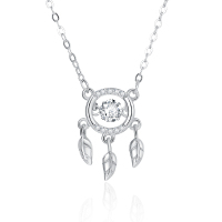 BF璀尚珠宝 925纯银跳动的心精品女士套链 BFD0074