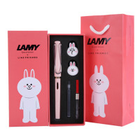 凌美(LAMY)钢笔礼盒 xLINE FRIDENDS可妮兔限定联名墨水笔套装乳白色笔杆EF笔尖-0.5mm