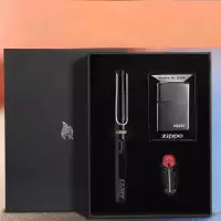 ZIPPO火机凌美商务三件套+煤油