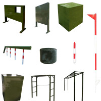 先锋连 移动式的400米障碍 套装