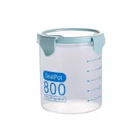 厨房透明密封罐家用塑料收纳罐 800ml(中)