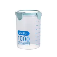 厨房透明密封罐家用塑料收纳罐 1000ml(大)