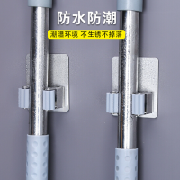 137 百字 拖把夹 304不锈钢拖把架 卫生间置物架 浴室免打孔拖把挂钩 厨房扫把架 1只装