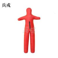 兵戎 拳击沙袋假人摔跤训练综合格斗拳击人形沙袋柔术假人散打假人   红色人形沙袋60kg