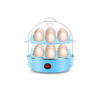 优益（Yoice）煮蛋器 双层自动断电迷你蒸蛋器 蒸蛋机 蒸蛋器迷你鸡蛋羹Y-ZDQ1 双层14枚蛋-蓝色
