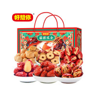 好想你 红枣礼盒2088g 新疆特产枣夹核桃零食年货送礼福禄双全