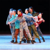 宏达鹿 八女投江舞蹈演出服装 经典话剧 民族舞蹈演出服 全套