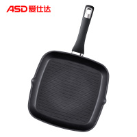 爱仕达煎锅烤盘煎牛排新不粘双流嘴煎锅少油烟平底锅早餐家用煎锅JL28K1WG