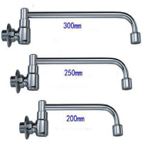 不锈钢厨师用灶台水龙头 摇摆龙头酒店饭店用半自动厨房 摇摆龙头(长度20CM) 单位:个(WB)