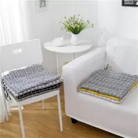 棉麻坐垫夏季透气防滑餐椅垫