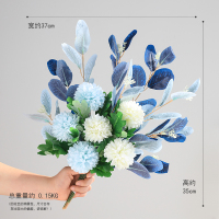 地中海假花仿真花带陶瓷花瓶(单位:束)