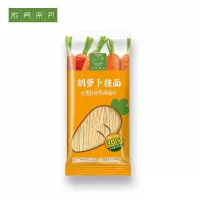陇间柒月蔬菜面汤面素面方便速食 胡萝卜挂面600g nfh