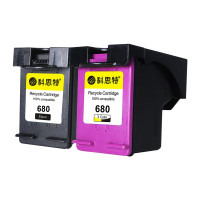 科思特(KST) KST HP 680XL墨盒套装(黑色1个+彩色1个)适用惠普DeskJet2138/3638/3636/3838
