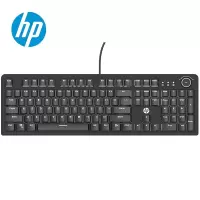 惠普(hp) K10G 机械键盘 USB有线机械键盘全尺寸背光机械键盘 无鼠标