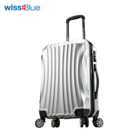 维仕蓝(wissBlue)C904536小蛮腰万向轮拉杆箱 20寸 银色